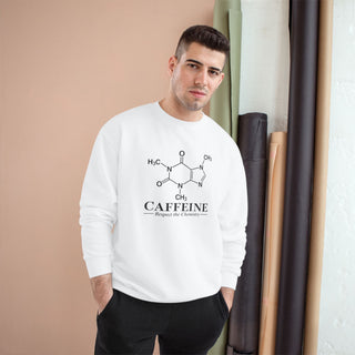 Caffeine Molecule Sweatshirt — Chemical Structure ‘Caffeine’ Graphic Pullover