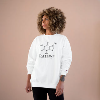 Caffeine Molecule Sweatshirt — Chemical Structure ‘Caffeine’ Graphic Pullover